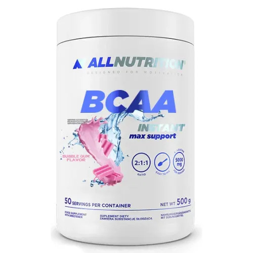 Дієтична добавка BCAA Max Support Instant Bubble Gum, 500 г - Фото№1 Дієтична добавка BCAA Max Support Instant Bubble Gum, 500 г - Фото№1