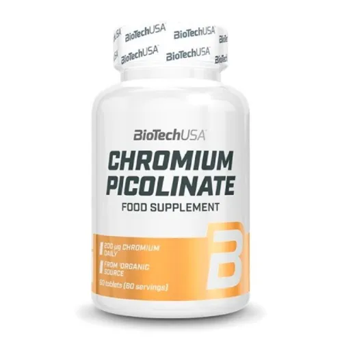Дієтична добавка Хром Chromium Picolinate Biotech, 60 капсул - Фото№1 Дієтична добавка Хром Chromium Picolinate Biotech, 60 капсул - Фото№1