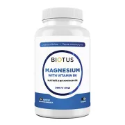 Магній з вітаміном В6, Biotus Magnesium with Vitamin B6, 399 мг, 150 капсул Магній з вітаміном В6, Biotus Magnesium with Vitamin B6, 399 мг, 150 капсул