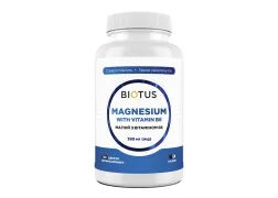 Магній з вітаміном В6, Biotus Magnesium with Vitamin B6, 399 мг, 150 капсул Магній з вітаміном В6, Biotus Magnesium with Vitamin B6, 399 мг, 150 капсул