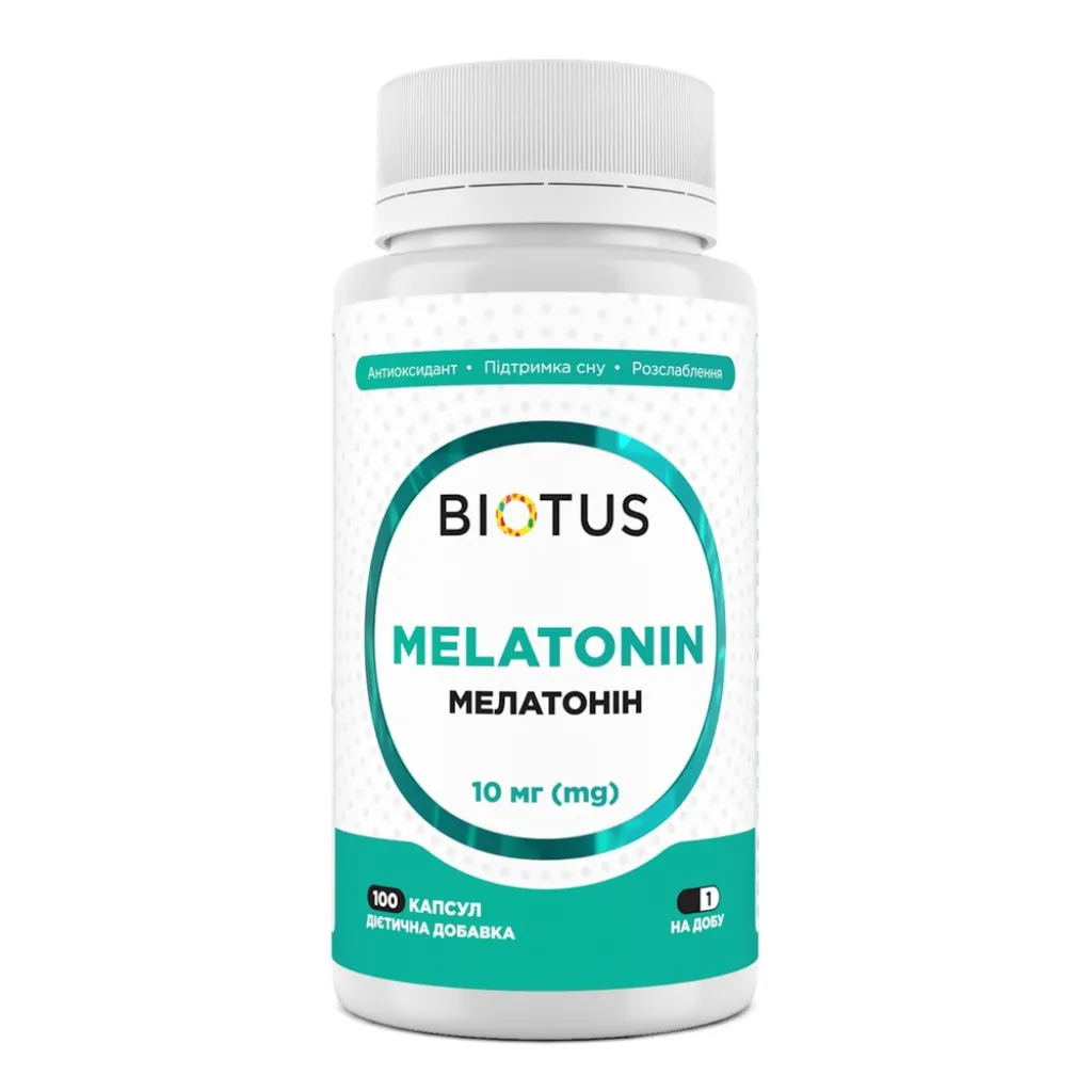 Мелатонин, Biotus Melatonin, 100 капсул Мелатонин, Biotus Melatonin, 100 капсул