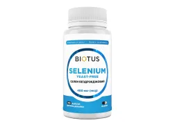 Селен, Biotus Selenium без дріжджів, 400 мкг, 100 капсул Селен, Biotus Selenium без дріжджів, 400 мкг, 100 капсул