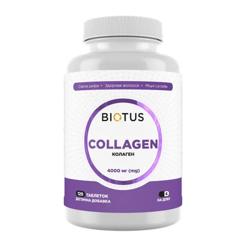 Коллаген, Biotus Collagen, 120 таблеток - Фото№1