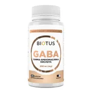 ГАМК (гамма-аміномасляна кислота), Biotus GABA, 100 капсул