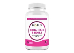 Комплекс для шкіри, волосся, нігтів Hair, Skin & Nails, Biotus, 120 таблеток Комплекс для шкіри, волосся, нігтів Hair, Skin & Nails, Biotus, 120 таблеток