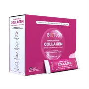 Морський колаген з гіалуроновою кислотою та вітаміном С, Marine Sourced Collagen Peptidеs, Biotus, 30 саше (154,5 г)