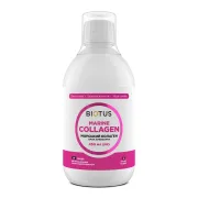 Морський колаген, Marine Collagen, Biotus, смак апельсину, 450 мл