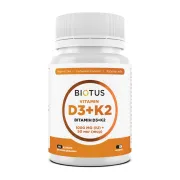 Вітамін D3+К2, Biotus Vitamin D3+K2, 1000 МО/50 мкг Вітамін D3+К2, Biotus Vitamin D3+K2, 1000 МО/50 мкг