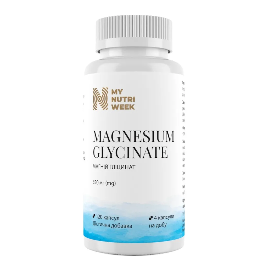 Магній гліцинат, Magnesium Glycinate, My Nutrі Week