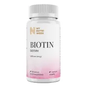 Біотин, Biotin, My Nutri Week, 5000/10000 мкг, 100 капсул Біотин, Biotin, My Nutri Week, 5000/10000 мкг, 100 капсул