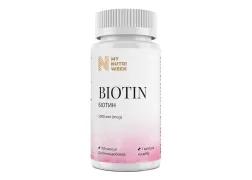 Биотин, Biotin, My Nutri Week, 5000/10000 мкг, 100 капсул Биотин, Biotin, My Nutri Week, 5000/10000 мкг, 100 капсул