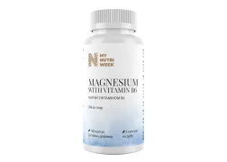 Магний с витамином B6, Magnesium with Vitamin B6, My Nutri Week 399 мг, 150 капсул Магний с витамином B6, Magnesium with Vitamin B6, My Nutri Week 399 мг, 150 капсул