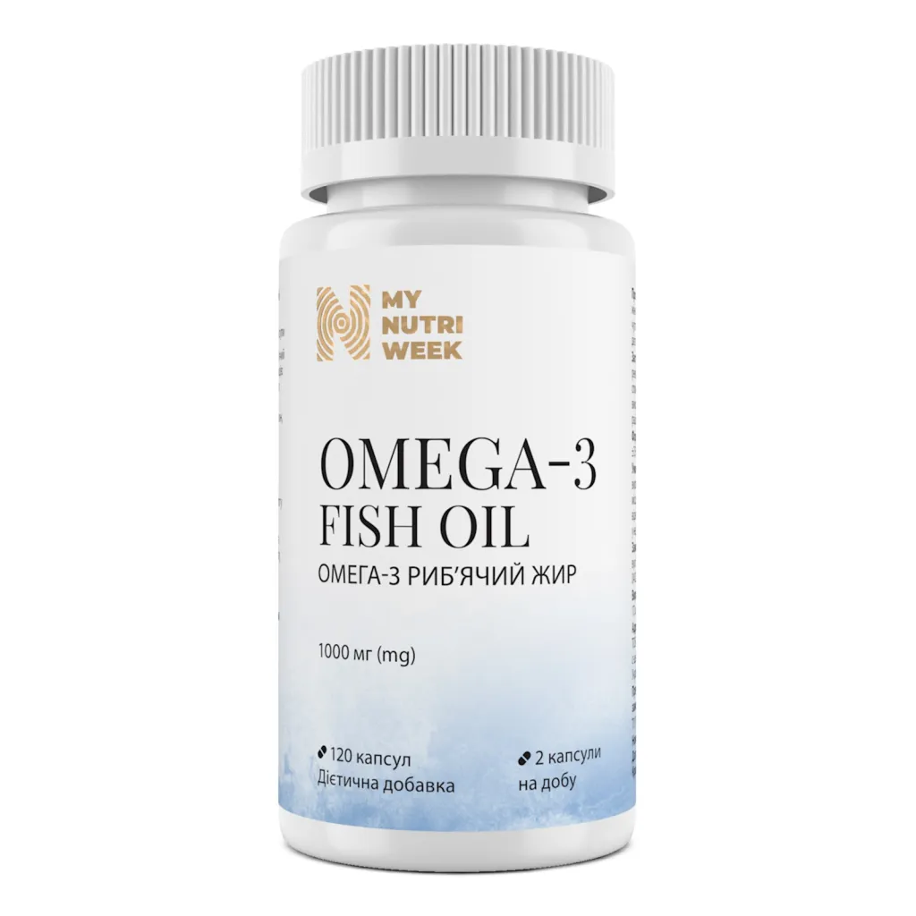 Омега-3 риб’ячий жир Omega-3 Fish Oil My Nutri Week