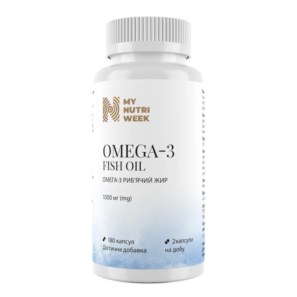 Омега-3 риб’ячий жир Omega-3 Fish Oil My Nutri Week