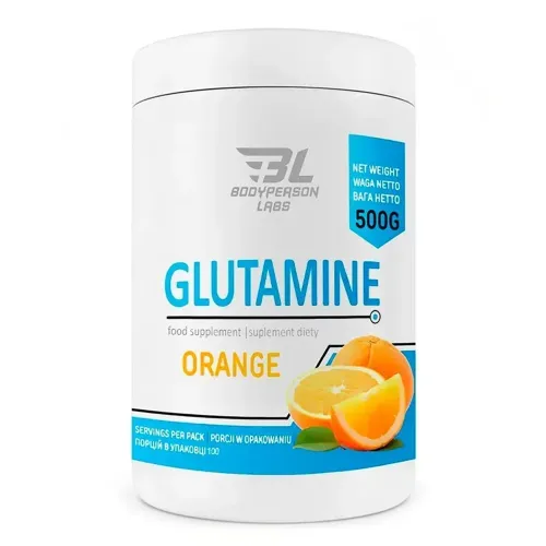 Аминокислоты Bodyperson Labs Glutamine Orange, 500 г - Фото№1