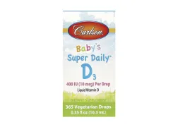 Вітамін Д Carlson Labs Super Daily D3 for Baby 400IU, 365 крапель