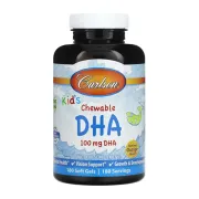 Риб'ячий жир для дітей Carlson Labs Kids Chewable DHA, 180 капсул Риб'ячий жир для дітей Carlson Labs Kids Chewable DHA, 180 капсул