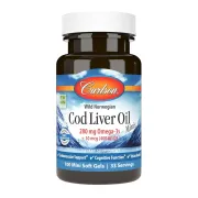 Норвезький риб'ячий жир Carlson Labs Cod Liver Oil, 100 міні-гелевих капсул Норвезький риб'ячий жир Carlson Labs Cod Liver Oil, 100 міні-гелевих капсул