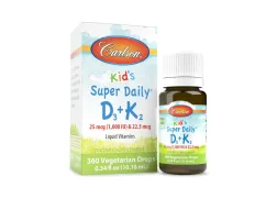 Вітамін D3+K2 Carlson Labs Kids Super Daily D3+K2, 360 крапель