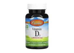Вітамін Д  Carlson Laboratories Vitamin D 2000 IU, 120 капсул