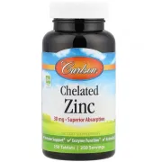 Дієтична добавка цинк Chelated Zinc Swanson, 250 таблетки Дієтична добавка цинк Chelated Zinc Swanson, 250 таблетки
