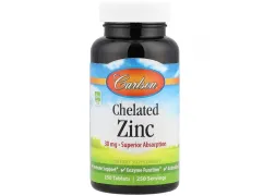 Дієтична добавка цинк Chelated Zinc Swanson, 250 таблетки
