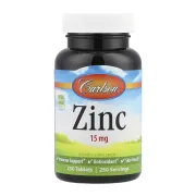 Дієтична добавка Цинк Carlson Laboratories Zinc 15mg, 250 таблеток Дієтична добавка Цинк Carlson Laboratories Zinc 15mg, 250 таблеток