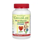 Мультивітаміни для дітей з ДГК та лютеїном ChildLife Essentials Multi Vitamin Gummy, 90 жувальних таблеток