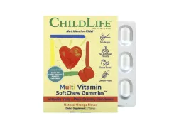 Мультивитамины для детей ChildLife Essentials Multi Vitamin SoftChew Gummies , 27 таблеток Мультивитамины для детей ChildLife Essentials Multi Vitamin SoftChew Gummies , 27 таблеток