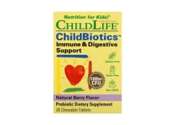 Пробиотики ChildLife Essentials ChildBiotics Immune + Digestive Support Natural Berry, 30 жевательных таблеток Пробиотики ChildLife Essentials ChildBiotics Immune + Digestive Support Natural Berry, 30 жевательных таблеток