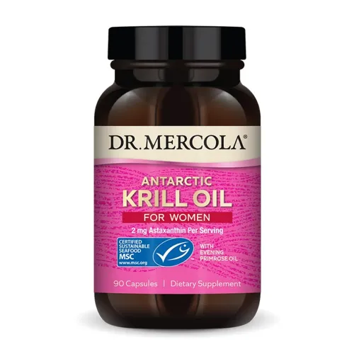 Олія криля Dr. Mercola Krill Oil for Women, 90 капсул - Фото№1 Олія криля Dr. Mercola Krill Oil for Women, 90 капсул - Фото№1