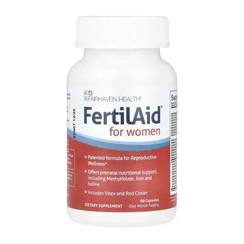 Мультивитамины для беременных Fairhaven Health FertilAid Multivitamin, 90 капсул - Фото№1 Мультивитамины для беременных Fairhaven Health FertilAid Multivitamin, 90 капсул - Фото№1