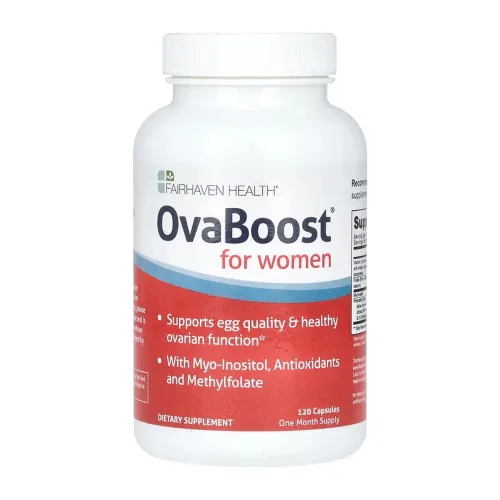 Мультивитамины для беременных Fairhaven Health OvaBoost, 120 капсул - Фото№1