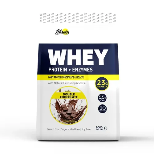Протеин Whey Double Chocolate FitWin, 900 г - Фото№1
