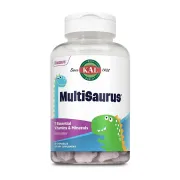 Мультивітаміни з мікроелементами для дітей KAL MultiSaurus Berry Grape Orange, 90 жувальних таблеток