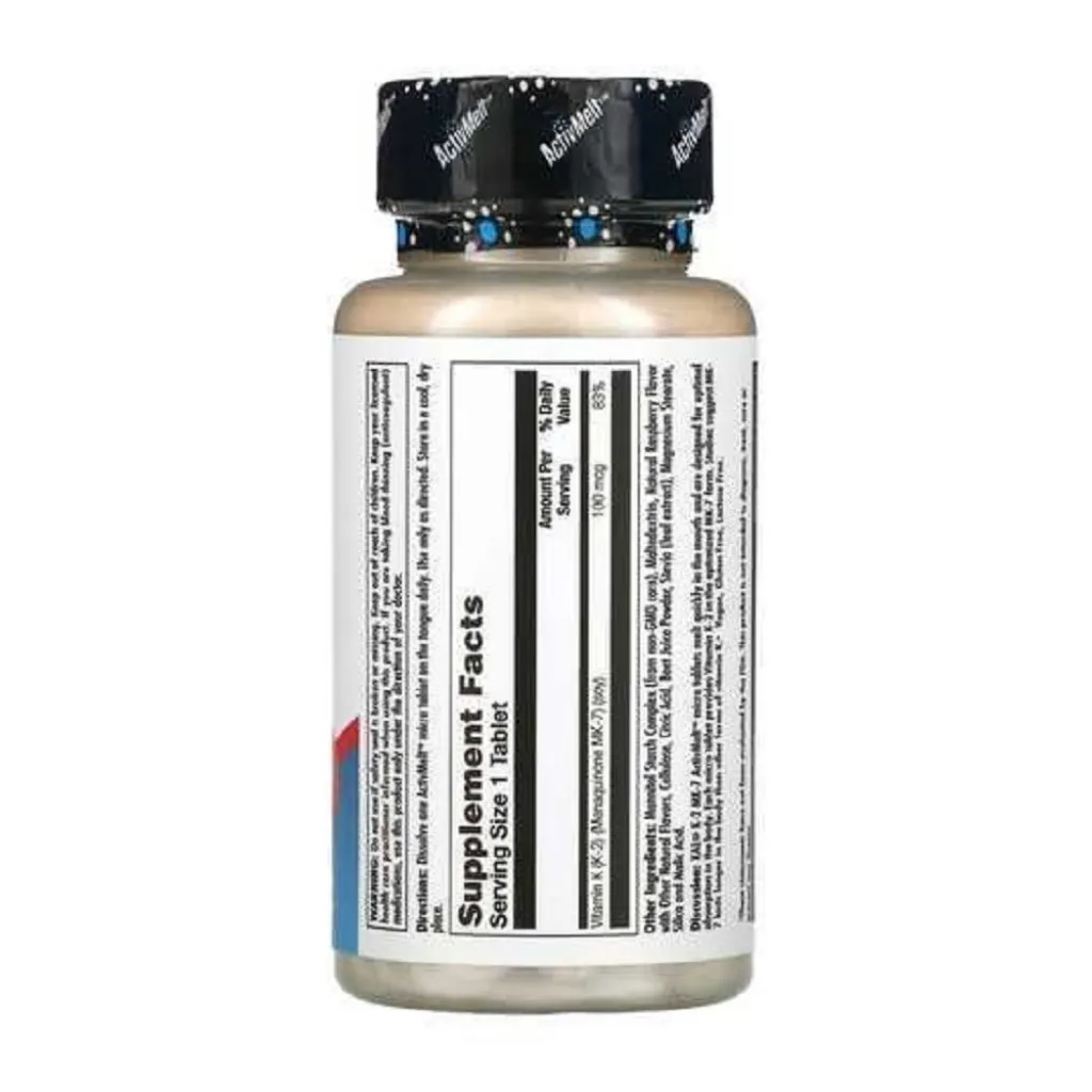 Витамин К, K-2 MK-7 ActivMelt KAL 100 mcg, 60 таблеток