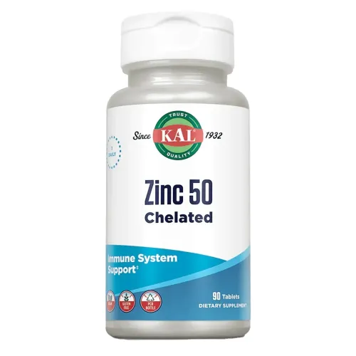 Дієтична добавка Цинк KAL Zinc 50, 90 таблеток - Фото№1 Дієтична добавка Цинк KAL Zinc 50, 90 таблеток - Фото№1