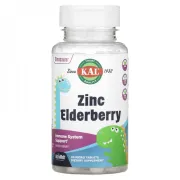 Дієтична добавка цинк KAL Zinc Elderberry 5mg Berry, 90 таблеток