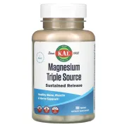 Магній Magnesium Sustained Release Triple Source 500mg KAL, 100 таблеток