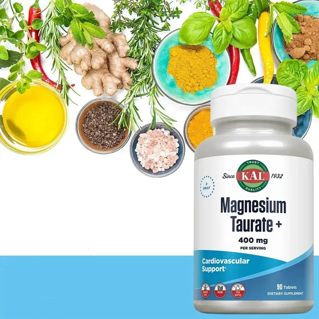 Магній Magnesium Taurate KAL, 90 таблеток Магній Magnesium Taurate KAL, 90 таблеток