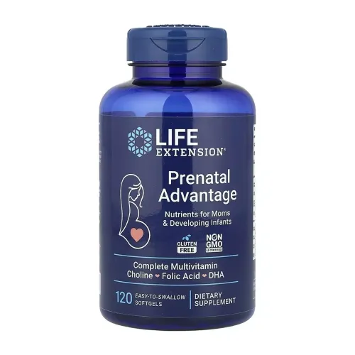 Мультивитамины для беременных Life Extension Prenatal Advantage, 120 капсул - Фото№1 Мультивитамины для беременных Life Extension Prenatal Advantage, 120 капсул - Фото№1