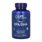 Риб'ячий жир з Омега-3 кислотами Life Extension Mega EPA/DHA, 120 капсул Риб'ячий жир з Омега-3 кислотами Life Extension Mega EPA/DHA, 120 капсул