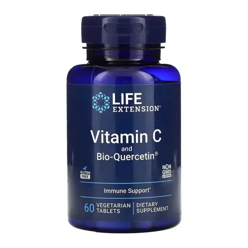 Витамин С+ био-кверцетин Life Extension Vitamin C and Bio-Quercetin Phytosome, 60 таблеток - Фото№1