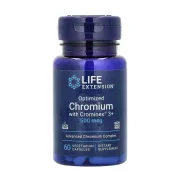 Дієтична добавка Хром Life Extension Optimized Chromium with Crominex 3+ 500 mcg, 60 капсул Дієтична добавка Хром Life Extension Optimized Chromium with Crominex 3+ 500 mcg, 60 капсул