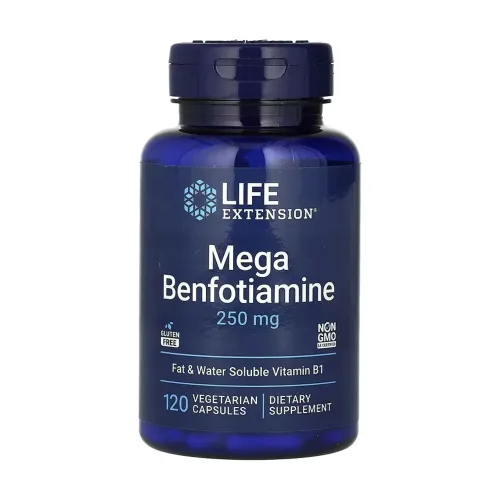 Витамин В1 Life Extension Mega Benfotiamine 250 mg, 120 капсул - Фото№1 Витамин В1 Life Extension Mega Benfotiamine 250 mg, 120 капсул - Фото№1