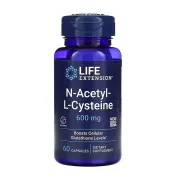 Антиоксидант Life Extension N-Acetyl-L-Cysteine (NAC) 600mg, 60 капсул
