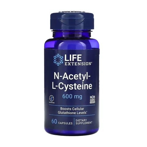 Антиоксидант Life Extension N-Acetyl-L-Cysteine (NAC) 600mg, 60 капсул - Фото№1 Антиоксидант Life Extension N-Acetyl-L-Cysteine (NAC) 600mg, 60 капсул - Фото№1