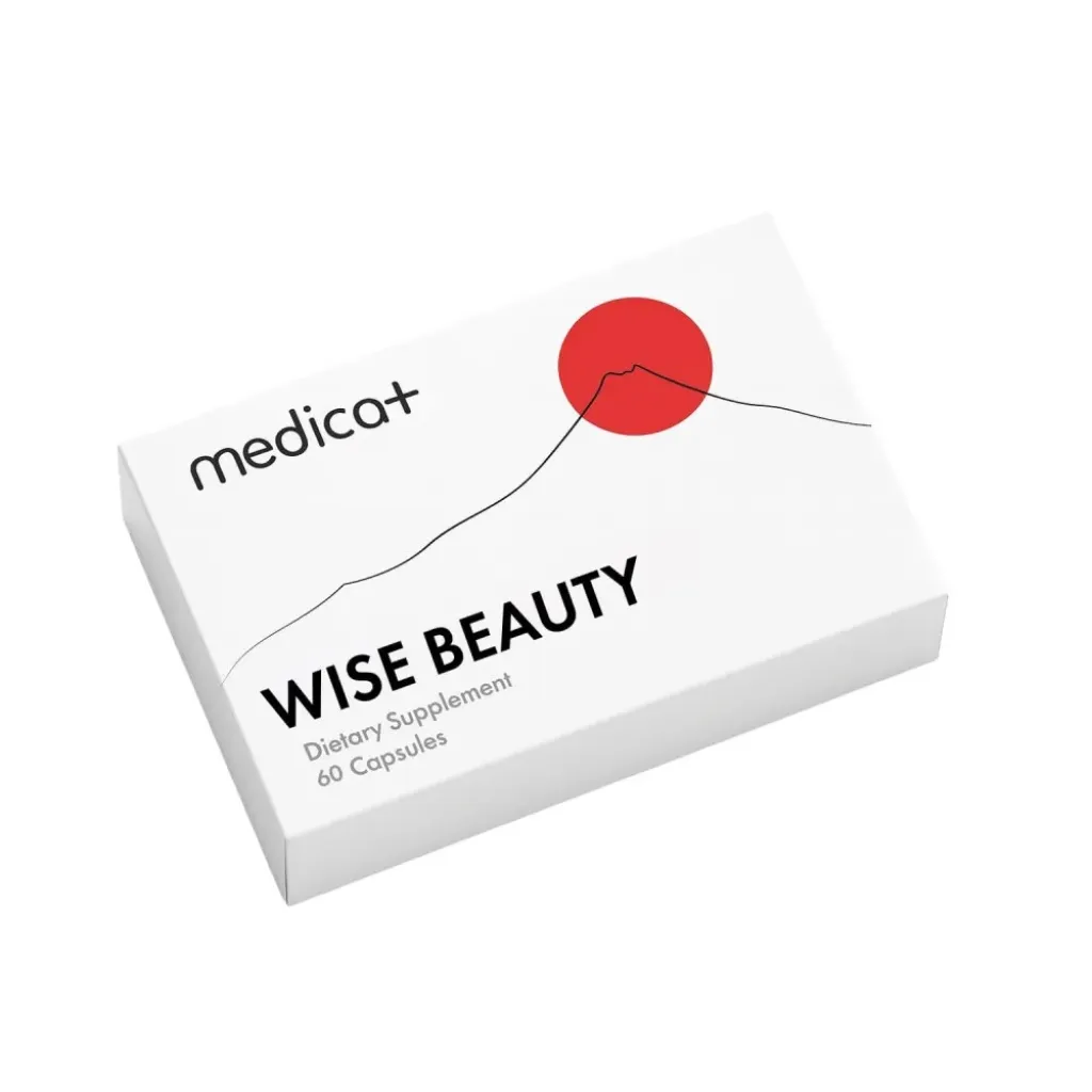 Диетическая добавка Medica+ «Wise Beauty» для волос, кожи, ногтей, 60 капсул Диетическая добавка Medica+ «Wise Beauty» для волос, кожи, ногтей, 60 капсул