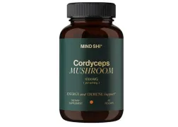 Адаптогены Cordyceps Mushroom 1000 mg Mind Shi, 60 капсул Адаптогены Cordyceps Mushroom 1000 mg Mind Shi, 60 капсул