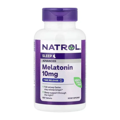 Natrol Advanced Sleep Melatonin 10mg, 100 таблеток - Фото№1